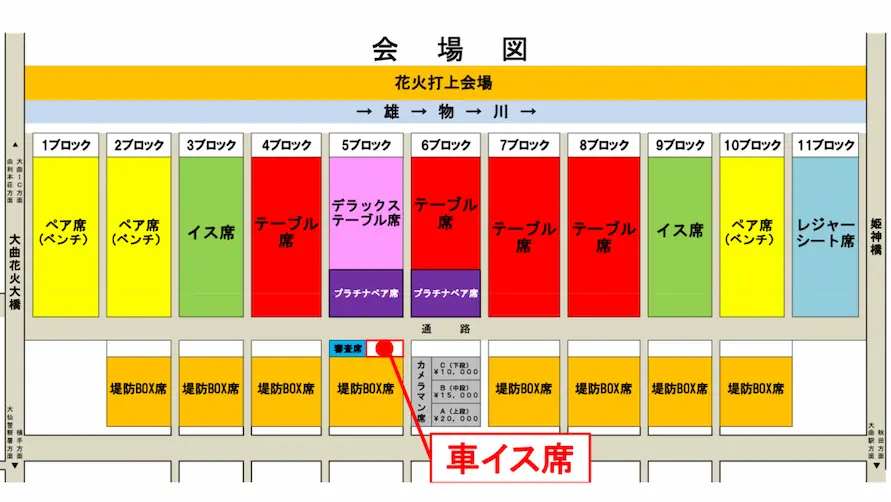 大曲花火大会有料席