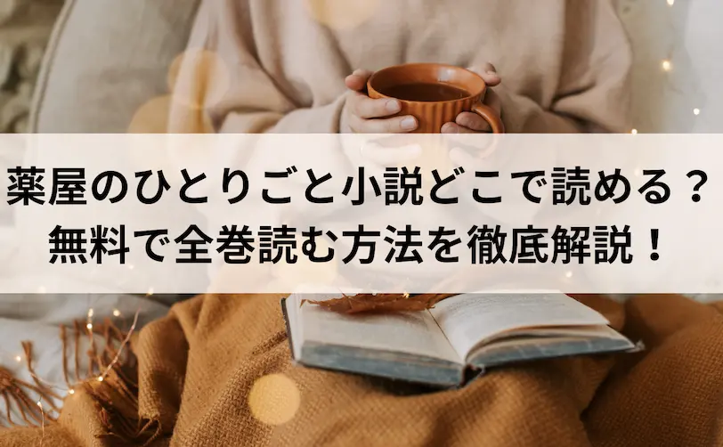 薬屋のひとりごと小説 どこで読める?